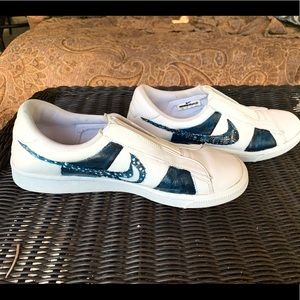Nike shoes white painted
